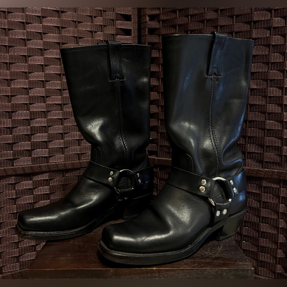 Frye Harness 12R Moto Boots - Picture 2 of 8